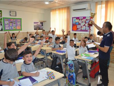 Grades 1 to 6 at Zakho Compete for Cleanest Class Cup